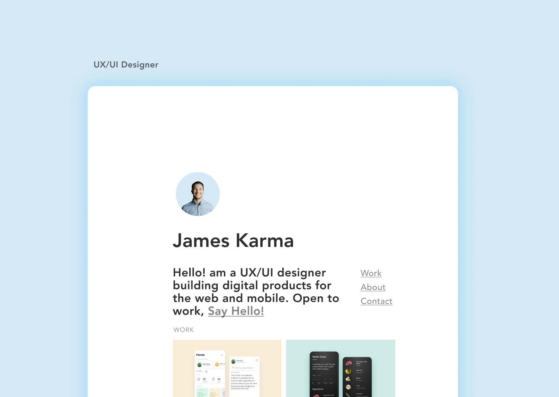 Notion Portfolio Templates Showw.Work